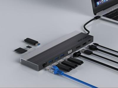 Three Mans Video Output! WAVLINK USB-C 4K 3 Display 100W PD Charging Multifunction Expander