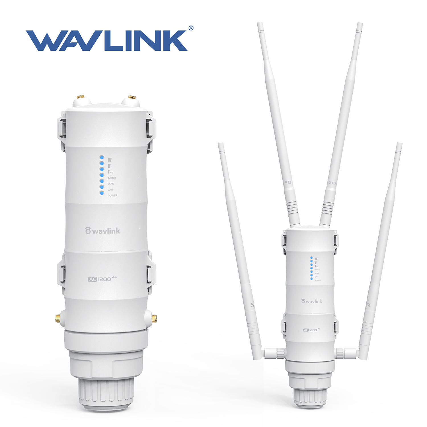 Router WiFi 4G LTE WAVLINK N300 Con Chipset Qualcomm – Portatile, 4 Antenne 5dBi, Supporto SIM, Fino A 15 Dispositivi, Per Casa E Viaggi