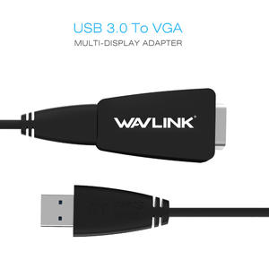 Wavlink SuperSpeed USB 3.0 to VGA Adapter External Graphic Card Converter Pixels up to 1920 × 1080 with USB 3.0 to Micro B Cable Extend & Mirror Mode for Windows 7/ 8 /8.x /10