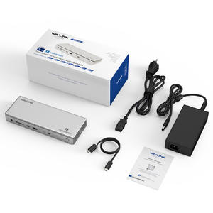 WAVLINK Thunderbolt 4 Docking Station, 98W PD, Single 8K or Dual 4K Display for MacBook Pro/Air Thunderbolt 4/3, USB-C/USB 4 Windows(4xTBT 4, 4xUSB-A, USB-C, 2.5GbE, SD, Audio) - US PLUG