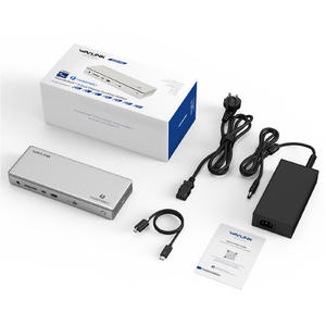 WAVLINK Thunderbolt 4 Docking Station, 98W PD, Single 8K or Dual 4K Display for MacBook Pro/Air Thunderbolt 4/3, USB-C/USB 4 Windows(4xTBT 4, 4xUSB-A, USB-C, 2.5GbE, SD, Audio) - EU PLUG
