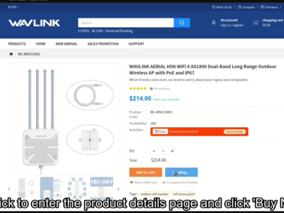 WAVLINK Store New Feature Launch: C code functionality is now available