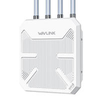 AX3000 WiFi6 Outdoor Access Point, Dual Band 2.4G+5G  Long Range Outdoor WiFi Mesh Extender with PoE/4x8dBi High-gain Antennas/IP67 Weatherproof Enclosure/Signal Booster Amplifier