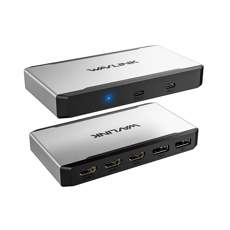 分配器・切替器 Wavlink USB-C Universal Docking Station Wavlink Universal Docking Station USB3.0 Laptop 5K Dual 4K