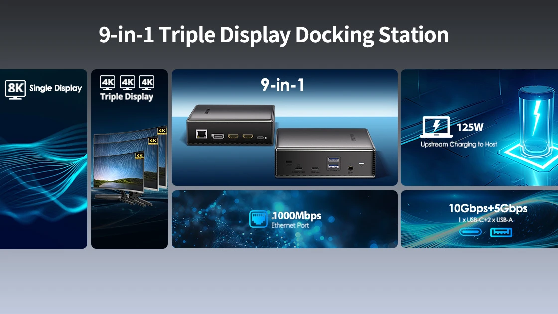 9-in-1 Docking Station Main View