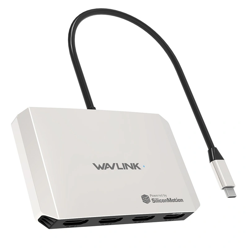 Quad 4K Universal Display Adapter with 130W Upstream Charging