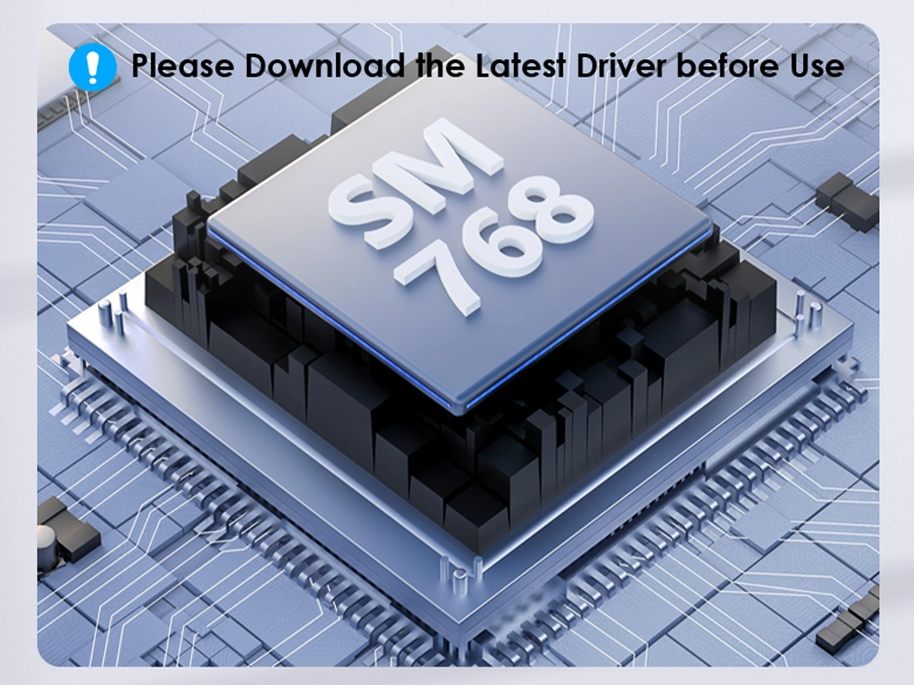 SM768 high performance chipset for quad display adapter