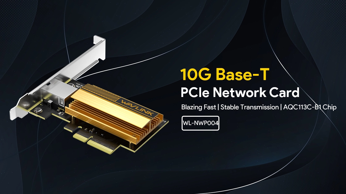10Gbps PCIe 3.0 network card product display