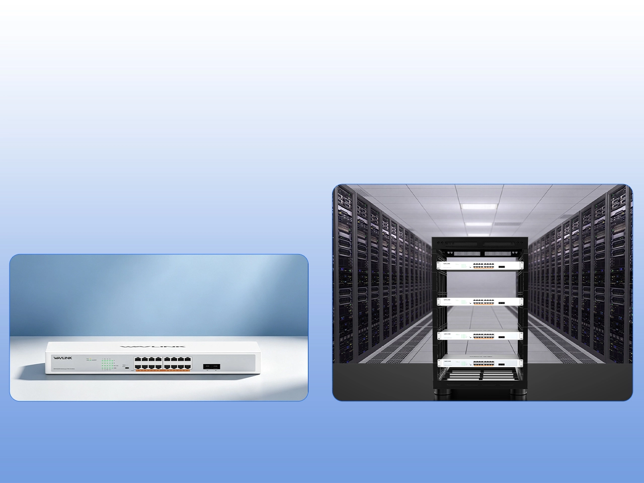 Dual installation desktop and 19 inch rack mount poe switch