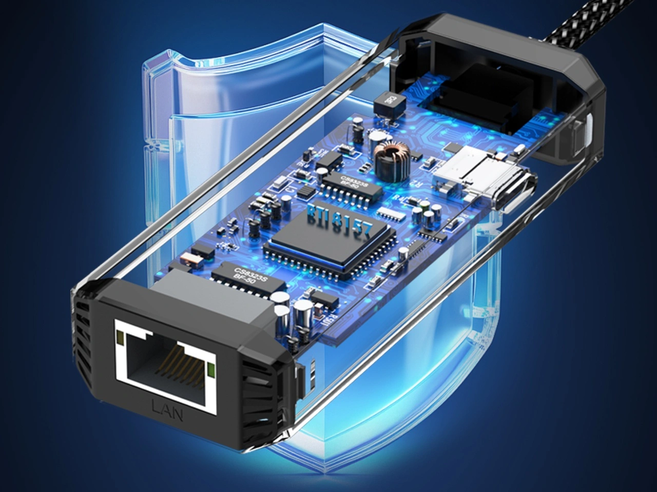 RTL8157 chip for 5Gbps USB-C ethernet adapter